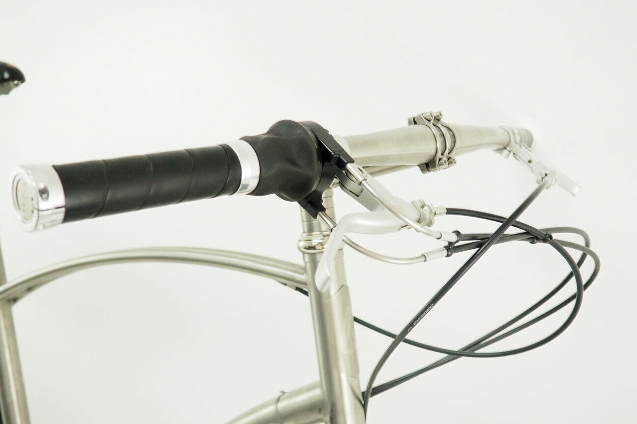 2018 Budnitz No.1 Titanium Road Bicycle Size Large Silver Belt Drive Disc Brake - Fresh Stock Dated December 2025