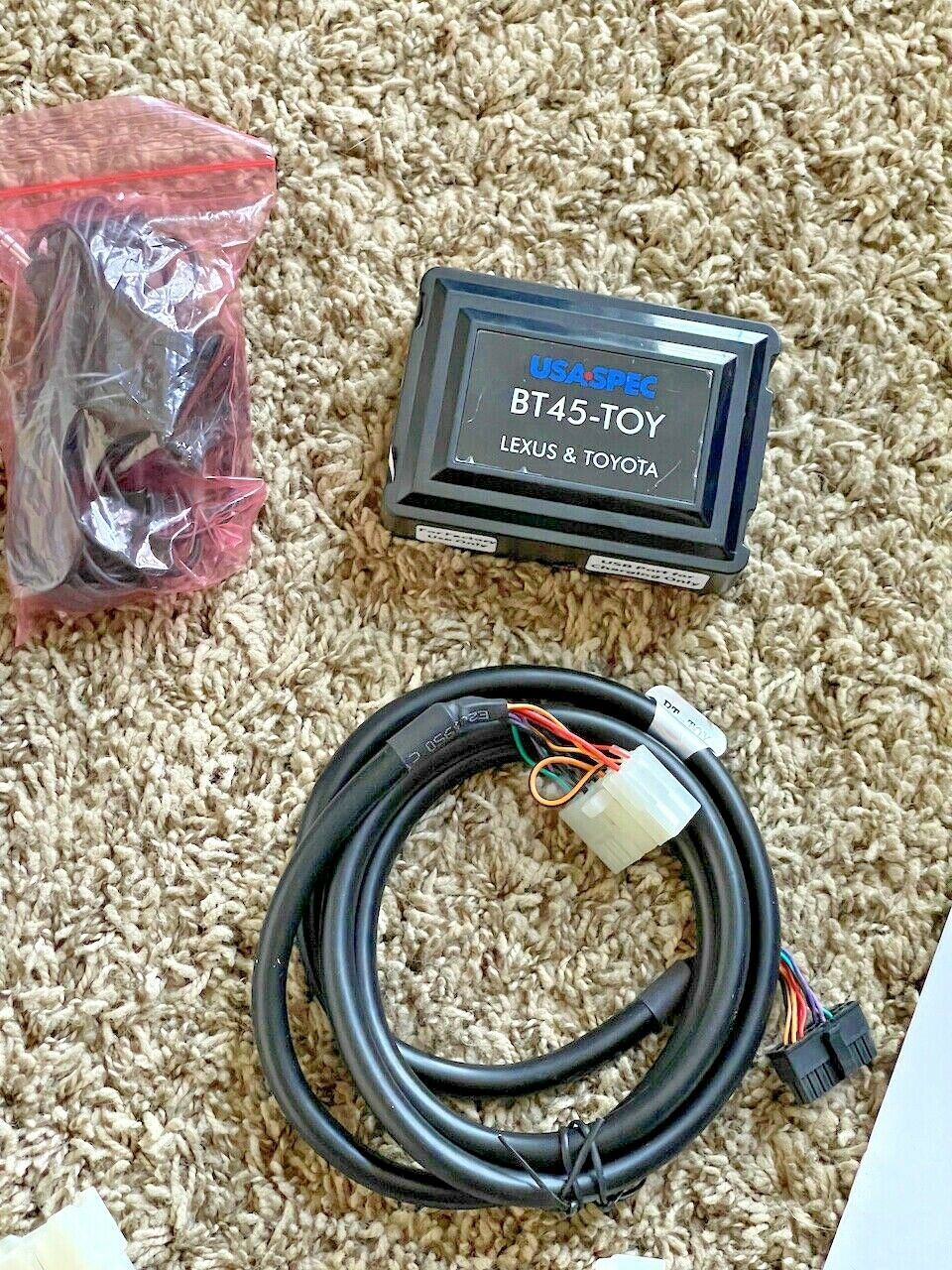 USA Spec BT45-TOY Bluetooth, Cell, Music Interface, AUX Input Kit Lexus & TOYOTA - Fresh Stock Dated January 2026