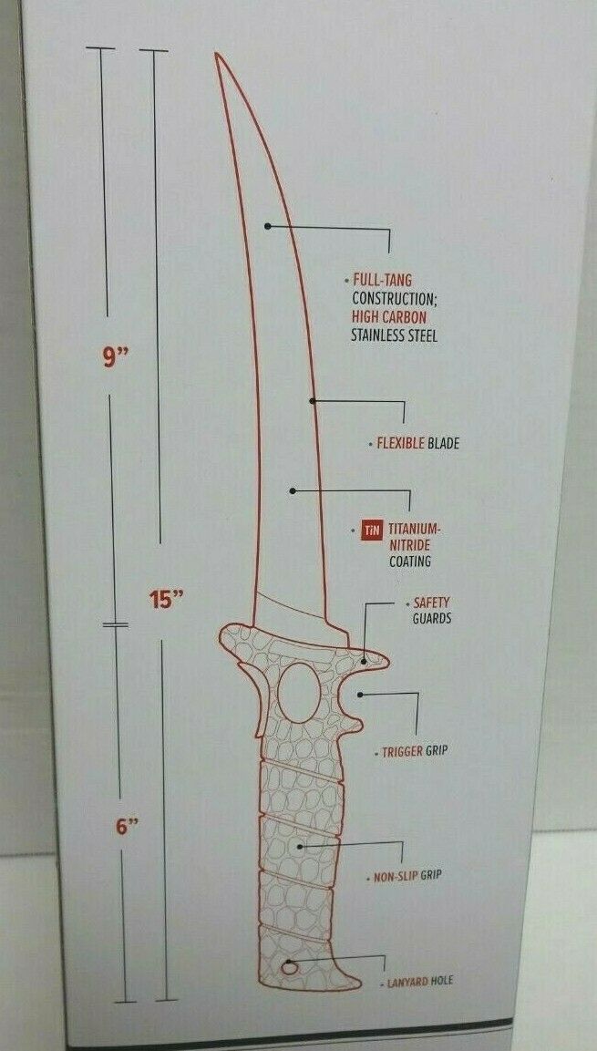 Bubba Blade BB1-9TF 9 In. Tapered Flex Fillet Knife w/ Sheath NEW - Fresh Stock Dated January 2026