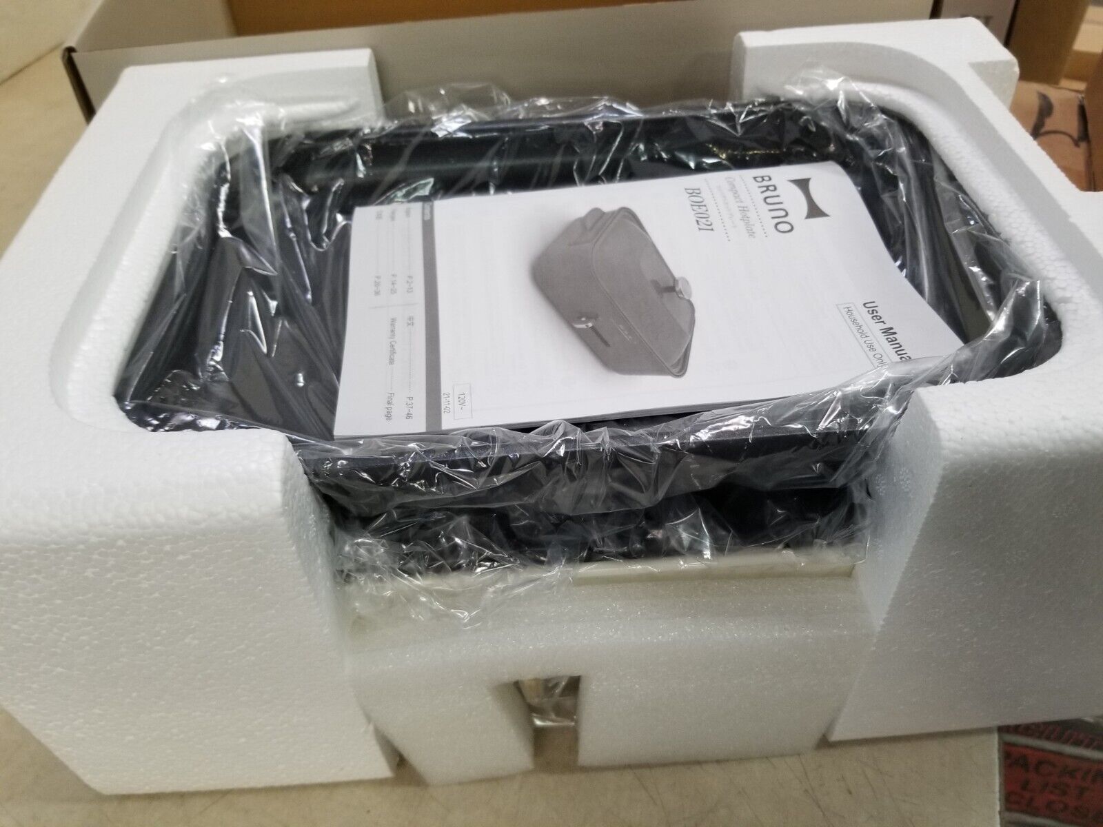 Bruno Multifunctional Electric Compact Hot Plate Indoor Grill Electric - Cream - Fresh Stock Dated February 2026