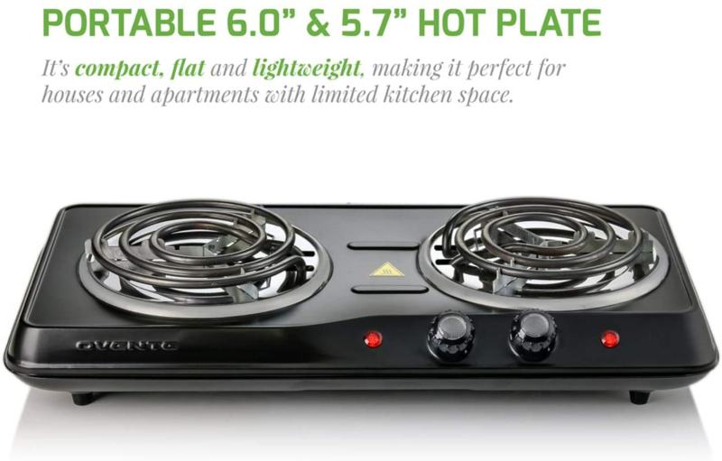 estufas electricas estufa portatil cocina 2 quemadores de acero inoxidable - Fresh Stock Dated February 2026