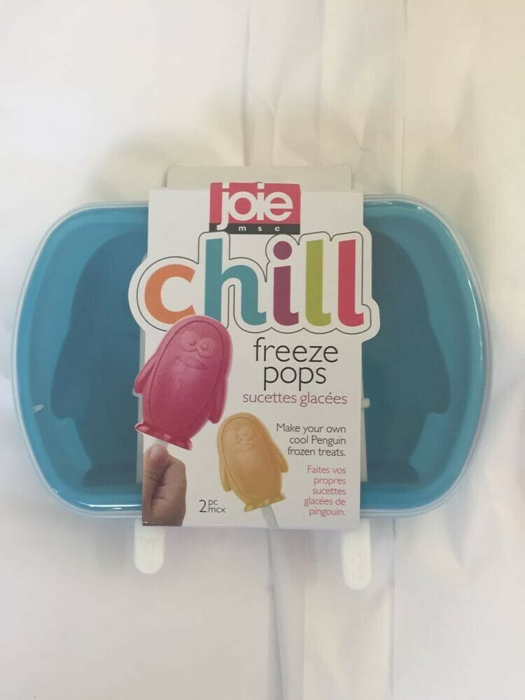 Joie Polar Bear and Penquin Silcon freeze pop molds - Fresh Stock Dated February 2026