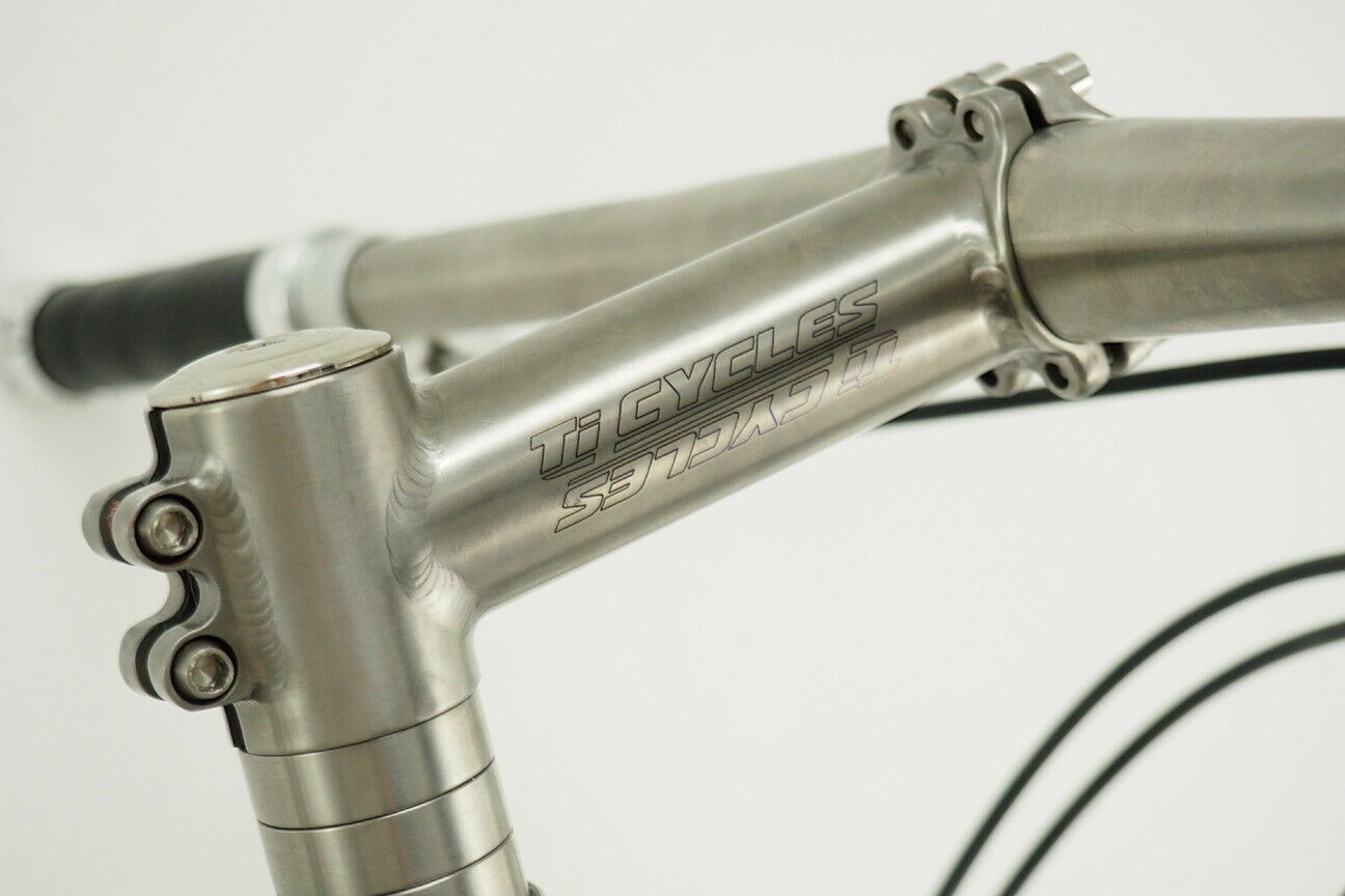 2018 Budnitz No.1 Titanium Road Bicycle Size Large Silver Belt Drive Disc Brake - Fresh Stock Dated December 2025