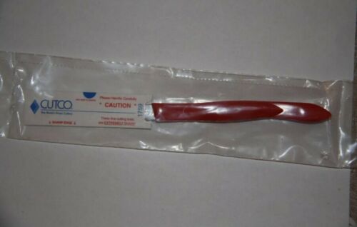 Red Cutco Table Knife 1759R Manufacturer Guaranteed Forever! Fast shipping - Fresh Stock Dated January 2026