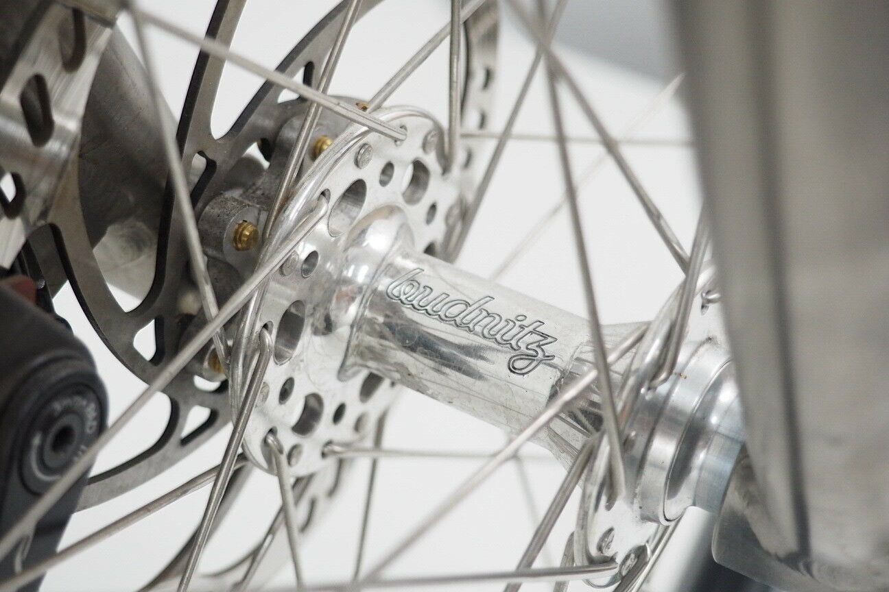 2018 Budnitz No.1 Titanium Road Bicycle Size Large Silver Belt Drive Disc Brake - Fresh Stock Dated December 2025