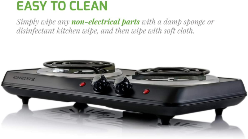 estufas electricas estufa portatil cocina 2 quemadores de acero inoxidable - Fresh Stock Dated February 2026