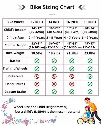 Angel Girls Bike 12 14 16 18 Inch Kids 12