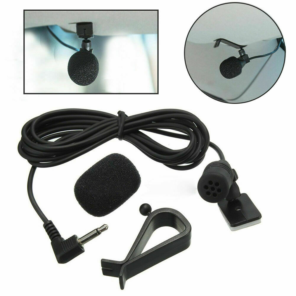 2.5mm Microphone For Car Stereo GPS DVD Bluetooth Enabled External Mic Fast Ship - Fresh Stock Dated December 2025
