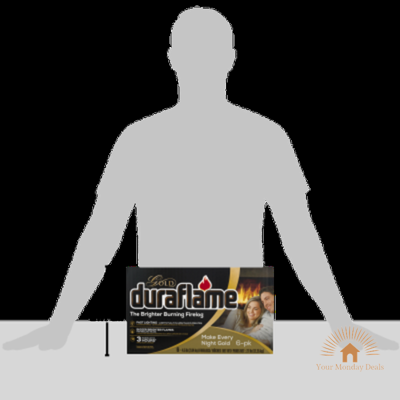 4.5 Lb Firelogs 6 Pack Case 3 Hour Burn Ultra Premium Fireplace Fuel Firewood - Fresh Stock Dated December 2025