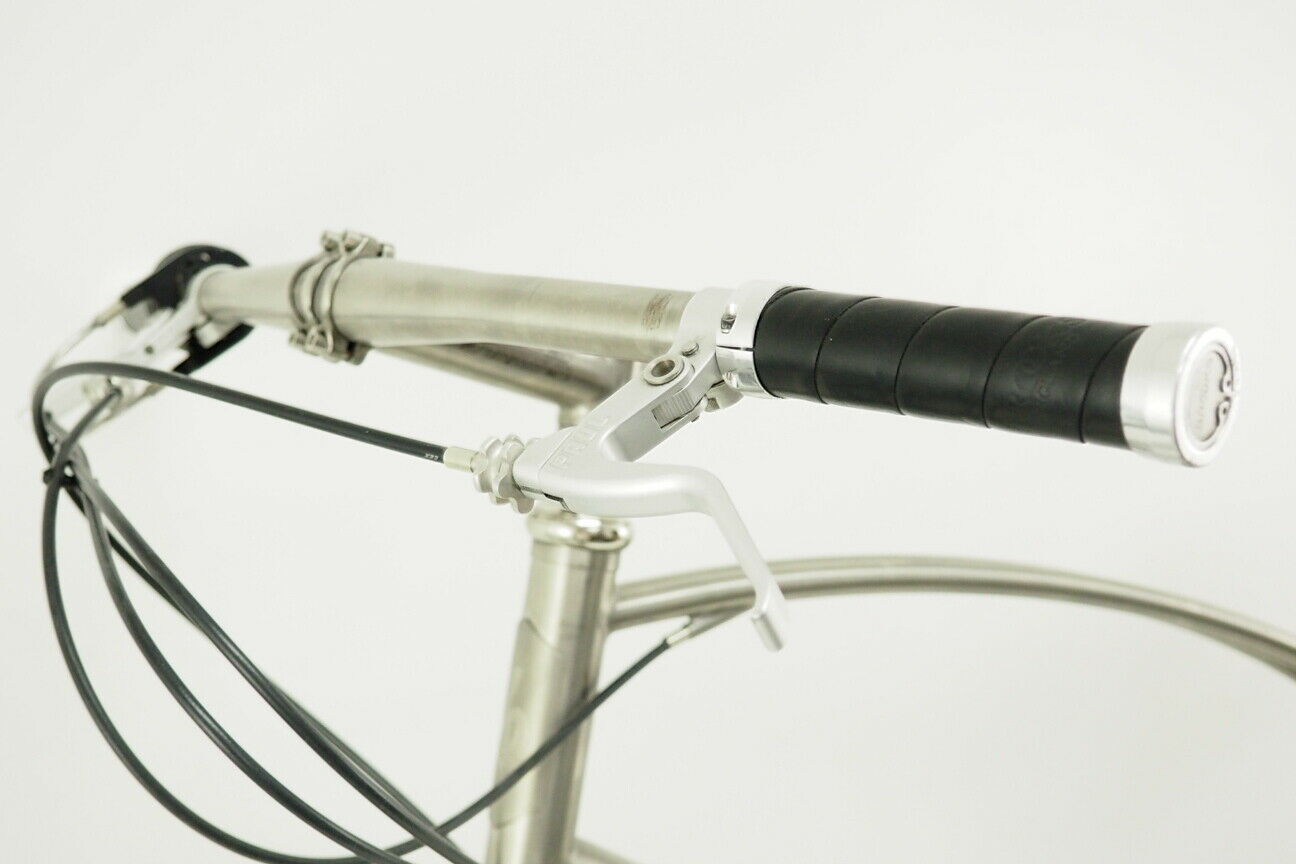 2018 Budnitz No.1 Titanium Road Bicycle Size Large Silver Belt Drive Disc Brake - Fresh Stock Dated December 2025