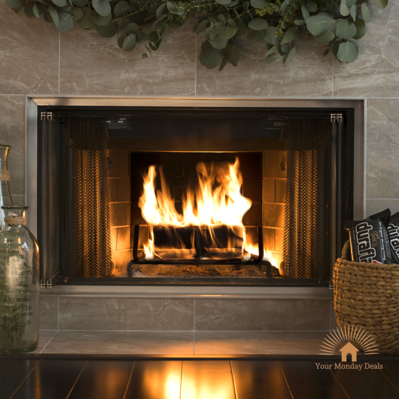 4.5 Lb Firelogs 6 Pack Case 3 Hour Burn Ultra Premium Fireplace Fuel Firewood - Fresh Stock Dated December 2025