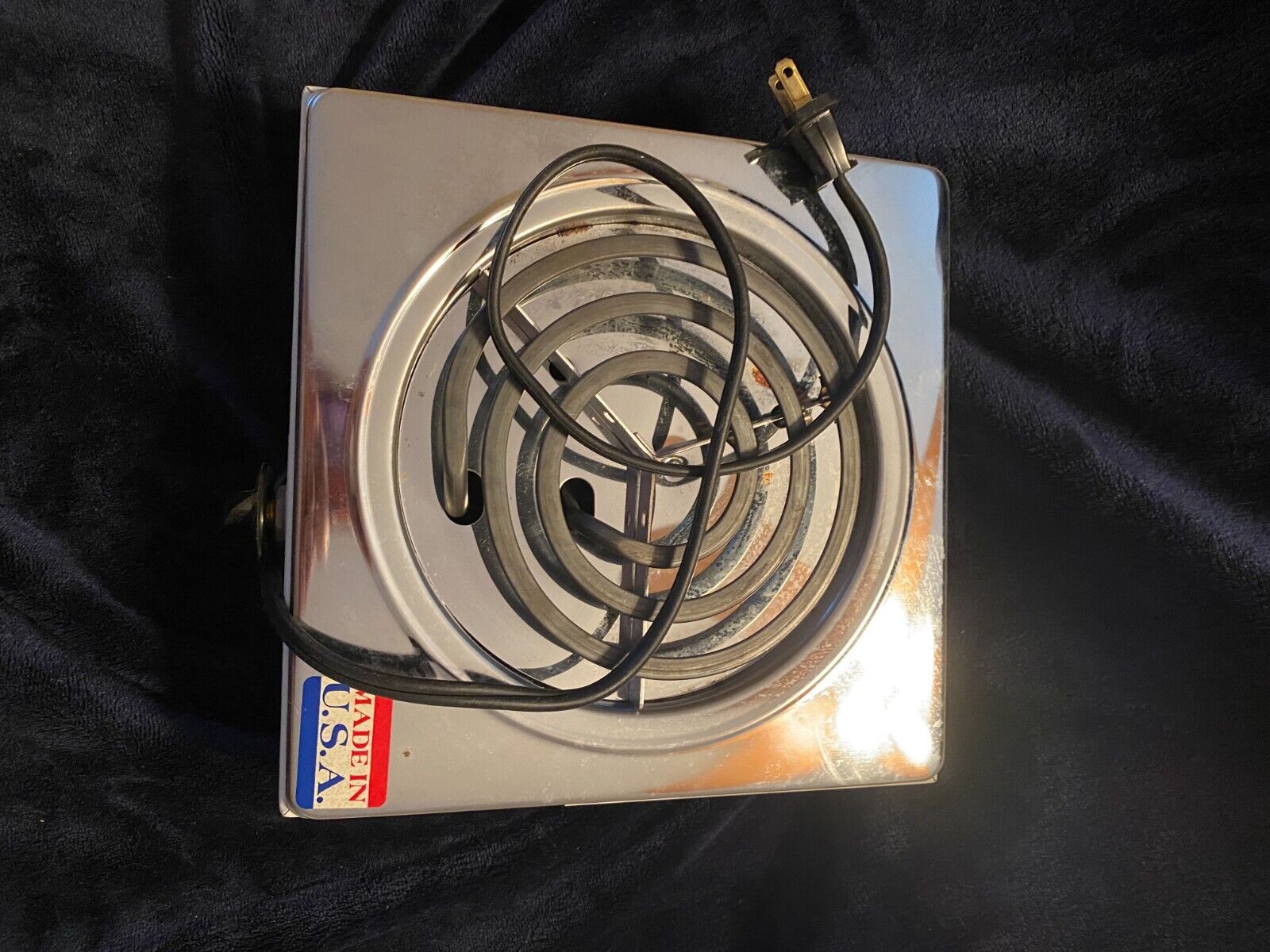 Capitol Cook’ette 1 Burner Portable Electric Hotplate Model UL-280 Tested~Works - Fresh Stock Dated February 2026