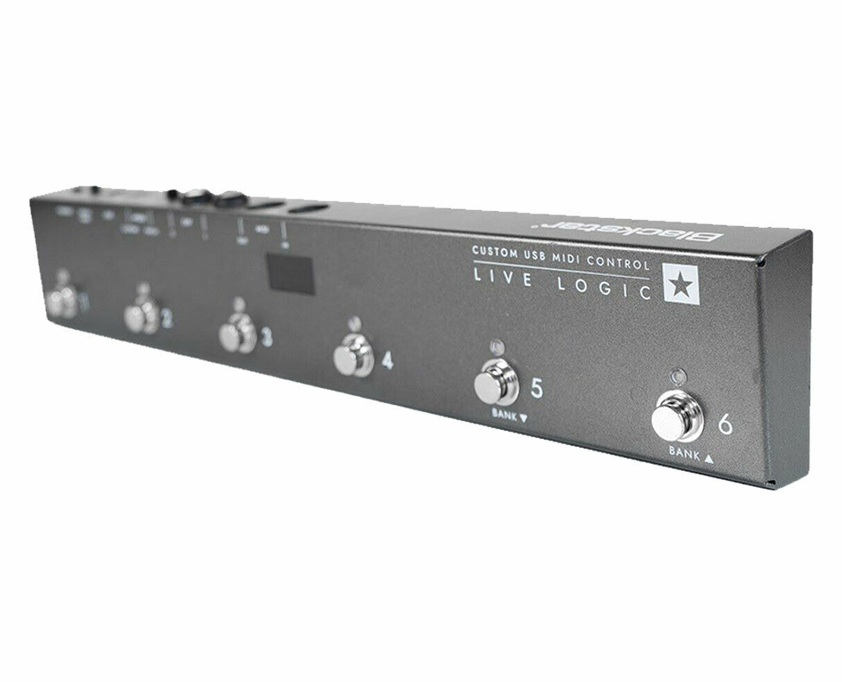 Blackstar LIVLOGICMIDI Live Logic 6 Button Midi Footcontroller - Fresh Stock Dated December 2025