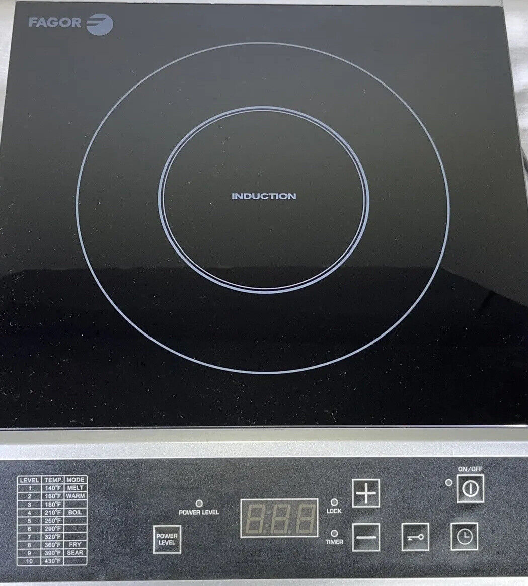 Fagor 670040610 Eco-Friendly Portable Induction Cooktop Tested And Working - Fresh Stock Dated February 2026