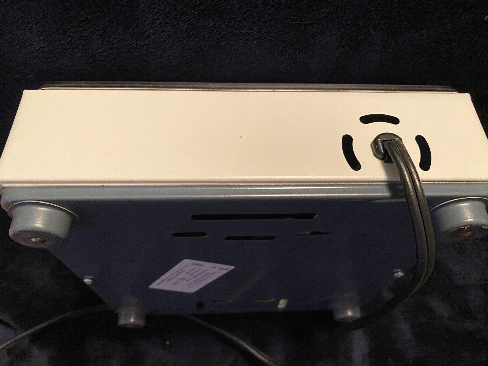 Capitol Cook’ette 1 Burner Portable Electric Hotplate Model UL-280 Tested~Works - Fresh Stock Dated February 2026