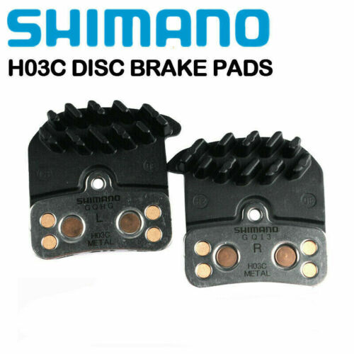 Shimano H03C Disc Brake Pads Saint Zee BR M820 M640 M8020 Resin Metal FIN Pad - Fresh Stock Dated December 2025