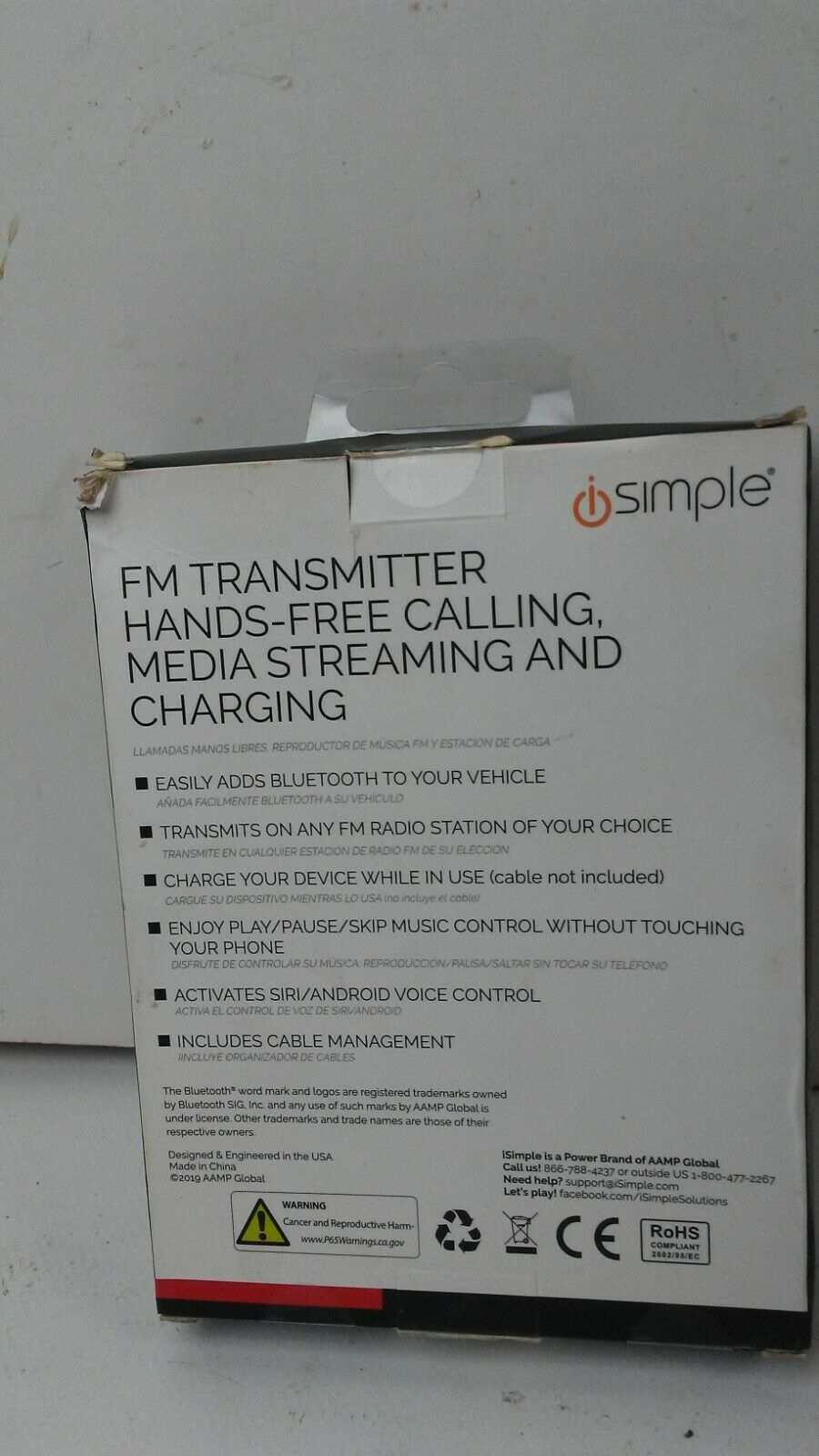 iSimple-Bluetooth Transmitter BTHFS430 - Fresh Stock Dated January 2026