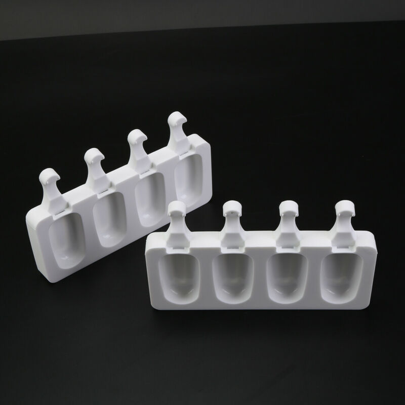 4Pack Cell Popsicle Molds Silicone DIY Frozen Ice Cream Mold Ice Lolly Pop Maker - Fresh Stock Dated January 2026