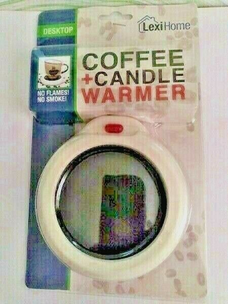 Lexi Home Desktop Coffee Tea Mug Candle Warmer - Fresh Stock Dated February 2026