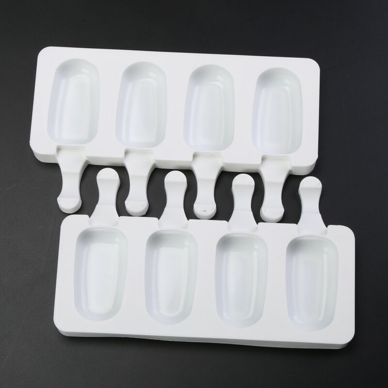 4Pack Cell Popsicle Molds Silicone DIY Frozen Ice Cream Mold Ice Lolly Pop Maker - Fresh Stock Dated January 2026