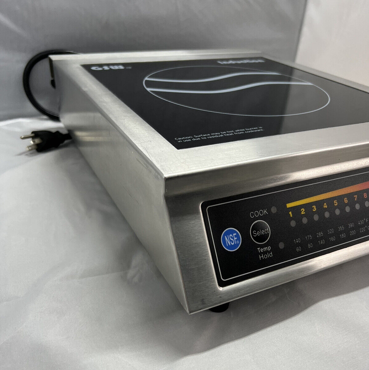 GSW CU-18A Commercial Portable Induction Cooktop Electric Countertop Stove - Fresh Stock Dated February 2026