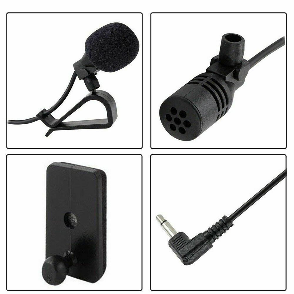 2.5mm Microphone For Car Stereo GPS DVD Bluetooth Enabled External Mic Fast Ship - Fresh Stock Dated December 2025