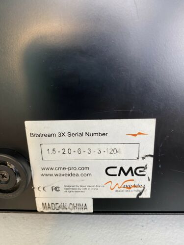 CME Bitstream 3X MIDI Controller - Wave Idea - UNTESTED - RARE - READ & SEE PICS - Fresh Stock Dated December 2025