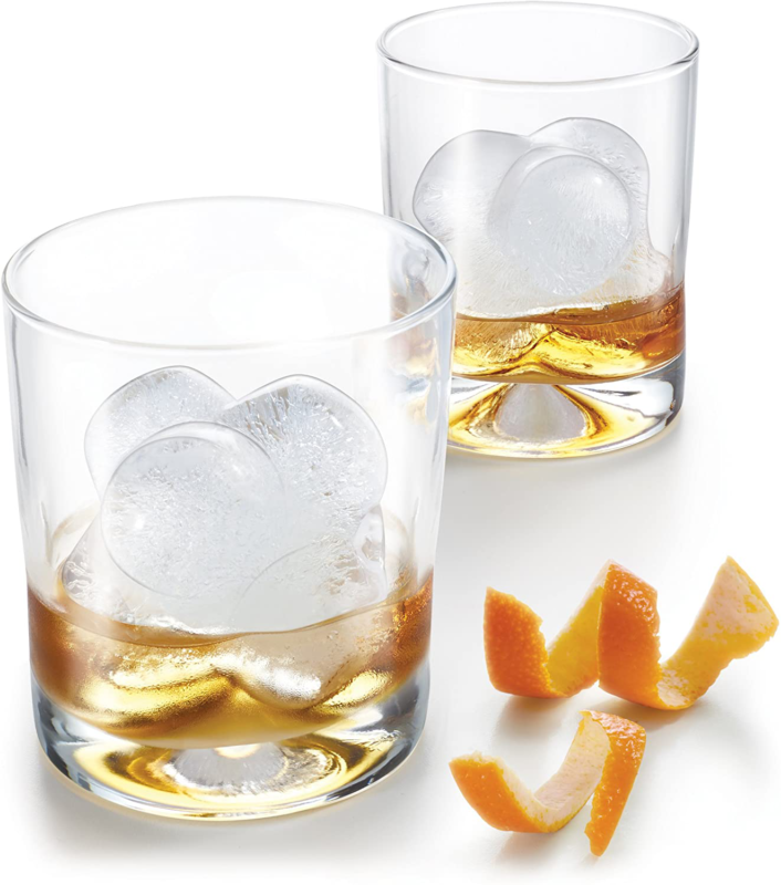 Zoku Silicone Jack Ice Molds, Set Of 2 Stackable Jack-Shaped Ice Molds, Keep Dri - Fresh Stock Dated February 2026