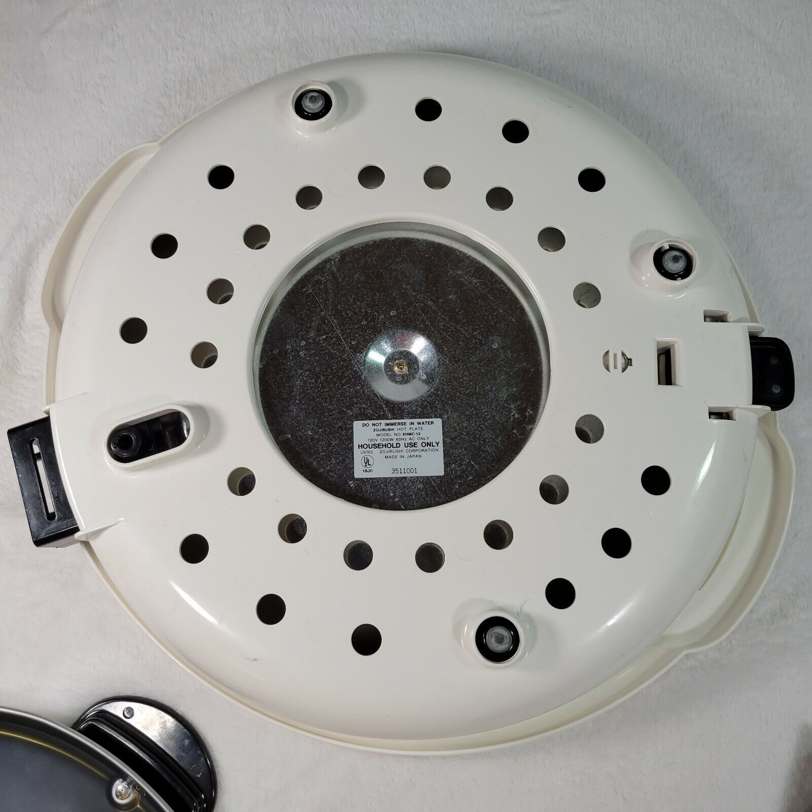 Zojirushi HOT PLATE EHMC-12 Made in Japan - Very Clean - Must See Photos ! - Fresh Stock Dated February 2026