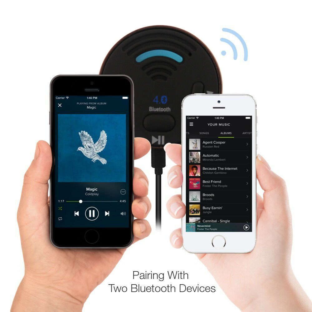 Bluetooth Car Kit Hands-Free Wireless Talking & Music Streaming - Fresh Stock Dated December 2025