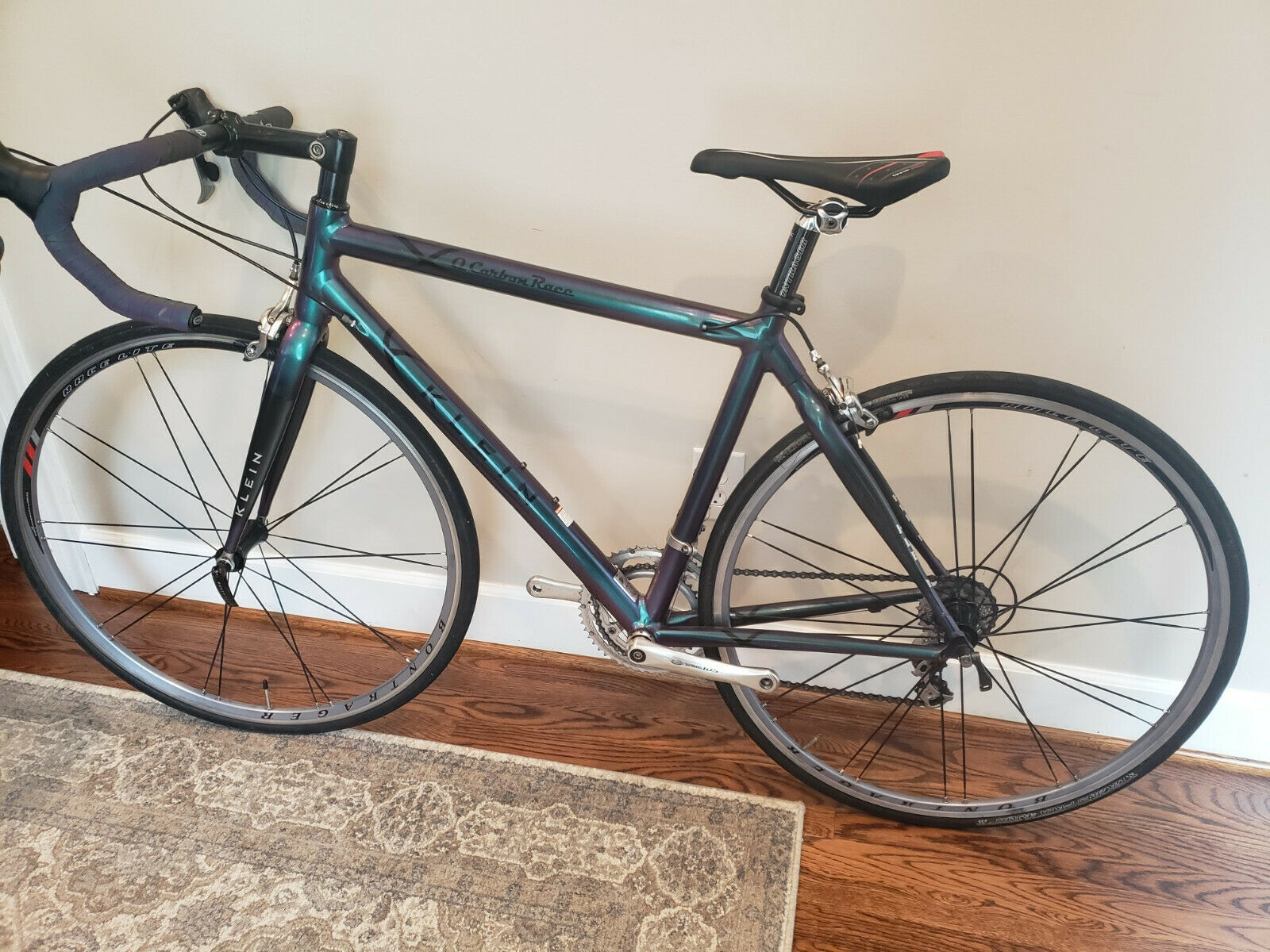 2003 Klein Q Carbon Race 55 cm Road Bike Ultegra/105 Purple Haze Colorshift USA - Fresh Stock Dated December 2025