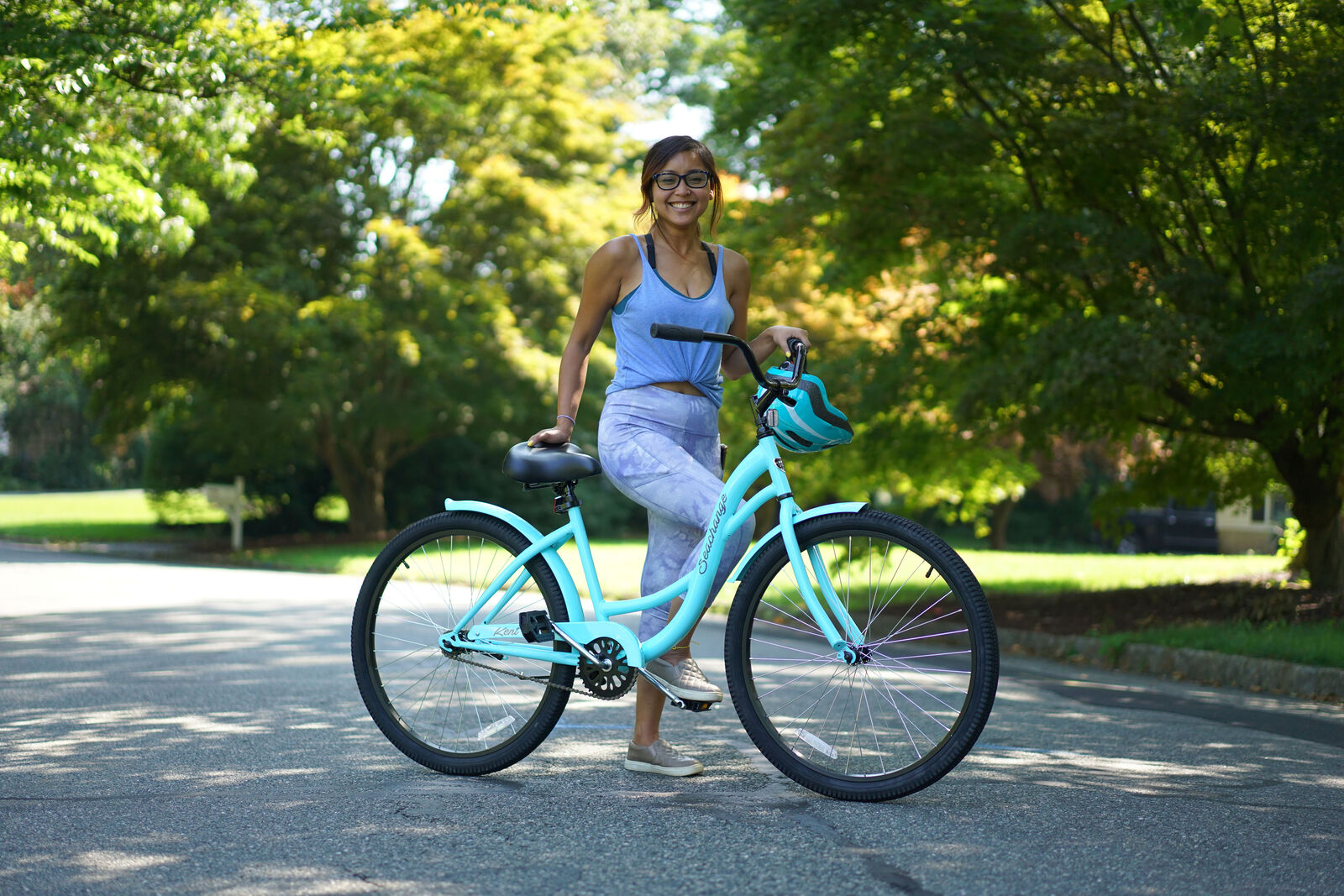 KENT 26 INCH SEACHANGE WOMENS BIKE, BLUE *DISTRESSED PKG - Fresh Stock Dated January 2026