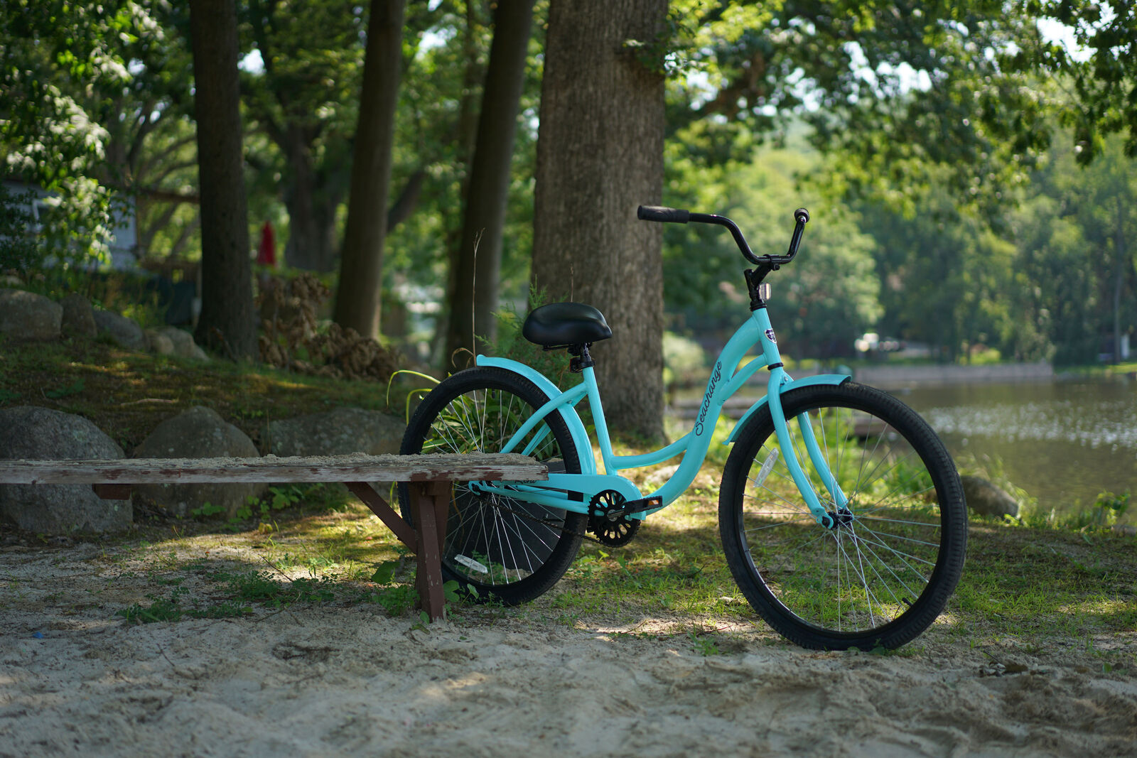 KENT 26 INCH SEACHANGE WOMENS BIKE, BLUE *DISTRESSED PKG - Fresh Stock Dated January 2026