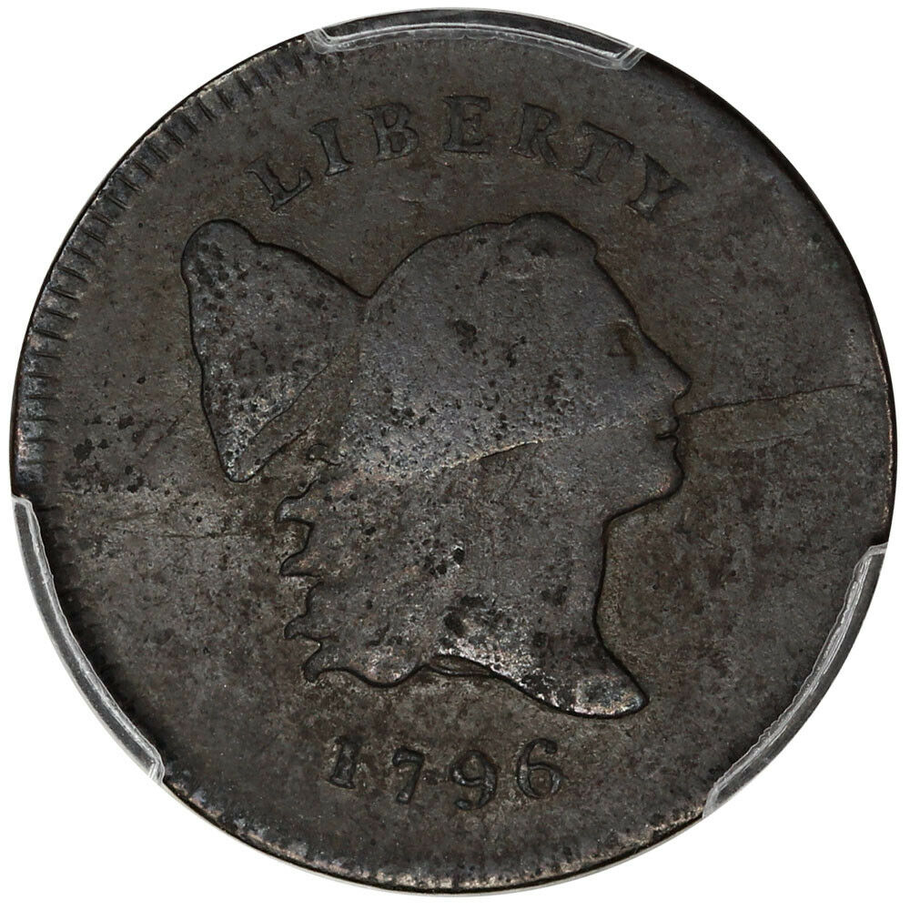 1796 1/2c PCGS VG-10 (No Pole) - Liberty Cap Half Cents (1793-1797) - Fresh Stock Dated December 2025