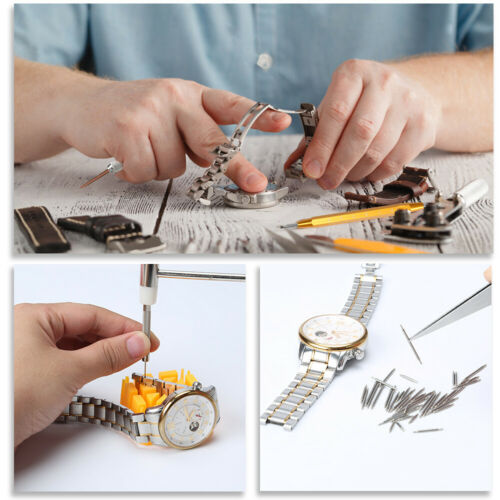 Watch Repair Tool Kit Spring Bar Tool Set,Case Opener,Watch Case Press with Case - Fresh Stock Dated December 2025