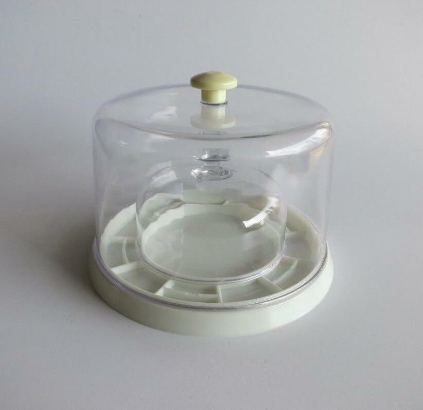 Plastic 2 Dust Free Covers with Tray for Watch Movement Repair Parts Protection - Fresh Stock Dated December 2025