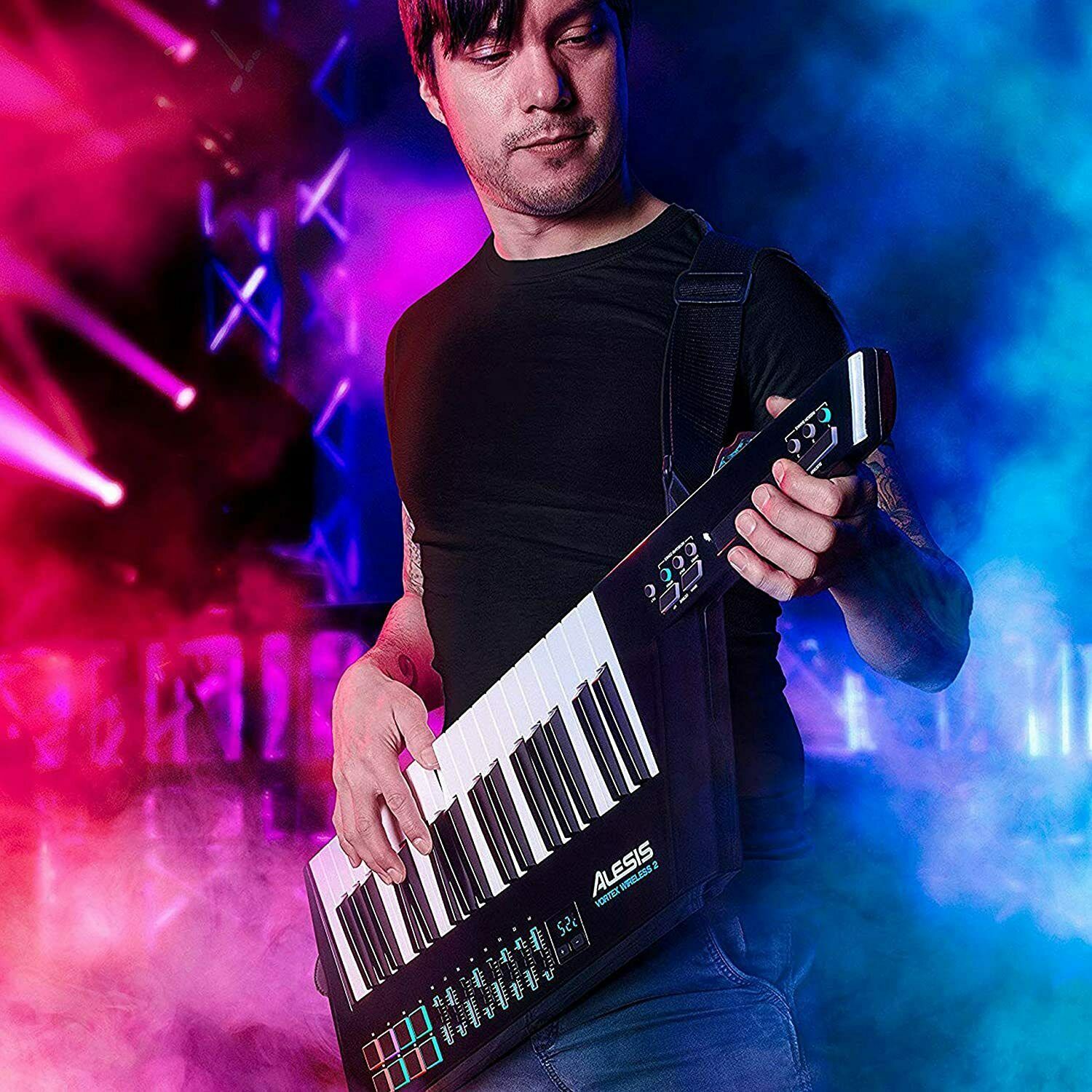 Alesis Vortex Wireless 2 High-Performance USB / MIDI Wireless Keytar - Fresh Stock Dated December 2025