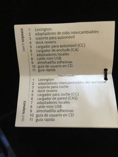 BLUETOOTH WIRELESS LEXINGTON NOVERO PREMIUM EARPIECE CHARGING DOCK NEW - Fresh Stock Dated December 2025