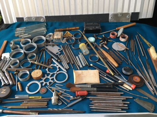 Watch Makers Jewelers Tools Lot Vintage Estate Starrett Swiss Mosley Marshall ++ - Fresh Stock Dated December 2025