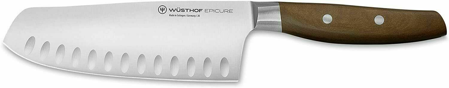 Wusthof Epicure 7 inch Santoku Knife Chef's with Hollow Edge 1010631317/ 3983-EP - Fresh Stock Dated February 2026