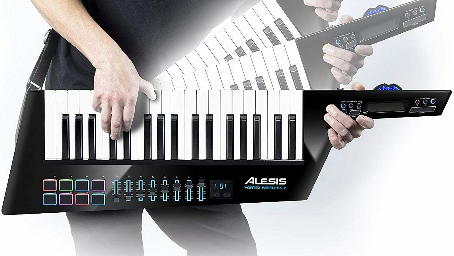 Alesis Vortex Wireless 2 High-Performance USB / MIDI Wireless Keytar - Fresh Stock Dated December 2025