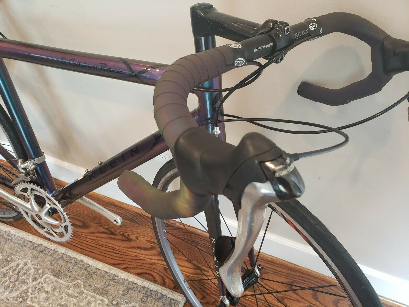 2003 Klein Q Carbon Race 55 cm Road Bike Ultegra/105 Purple Haze Colorshift USA - Fresh Stock Dated December 2025