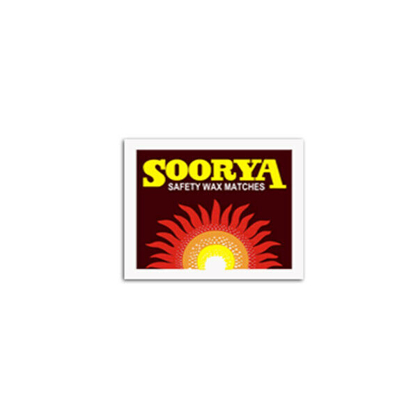 SOORYA WAX MATCHES- EMERGENCY GEAR - 45 Matches In One Box - Free Shipping - Fresh Stock Dated January 2026