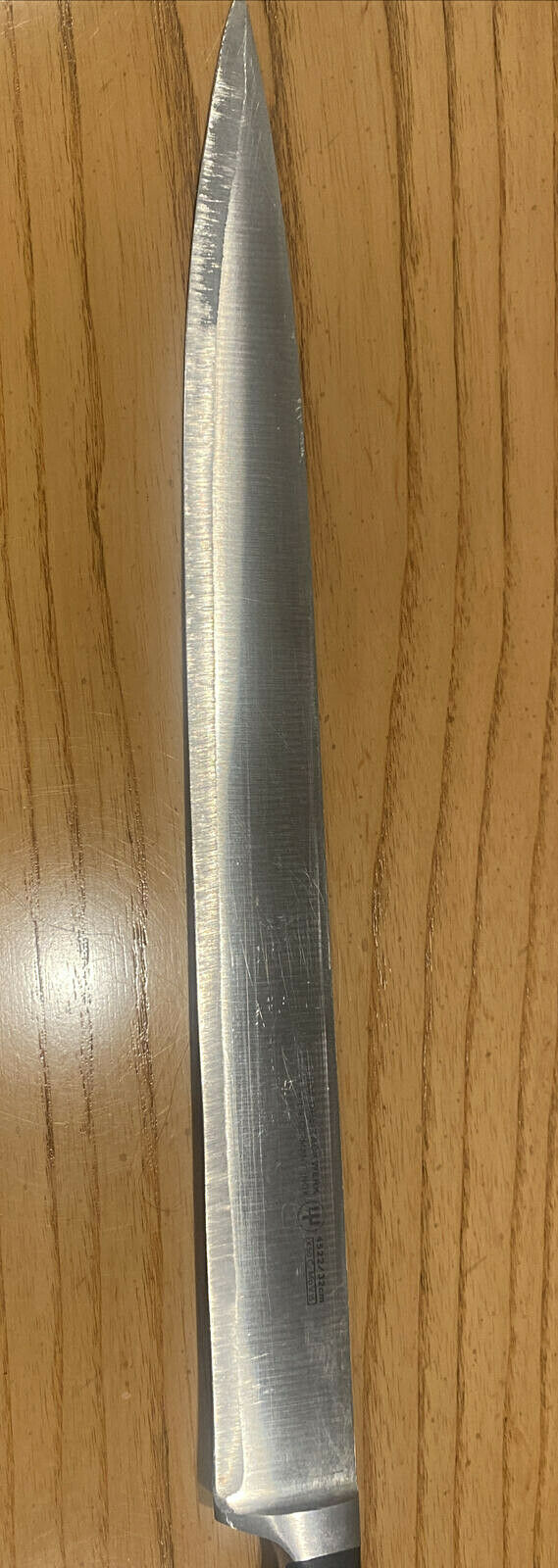 Vintage Ed Wusthof Dreizackwerk Trident 4522/32cm 12” Slicing Knife Germany - Fresh Stock Dated February 2026