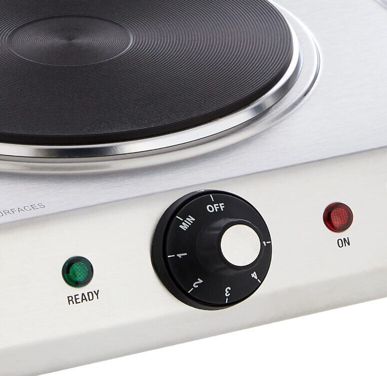 Estufas Electricas Portatil 2 Hornillas Estufa Electrica Para Apartamento Cocina - Fresh Stock Dated February 2026