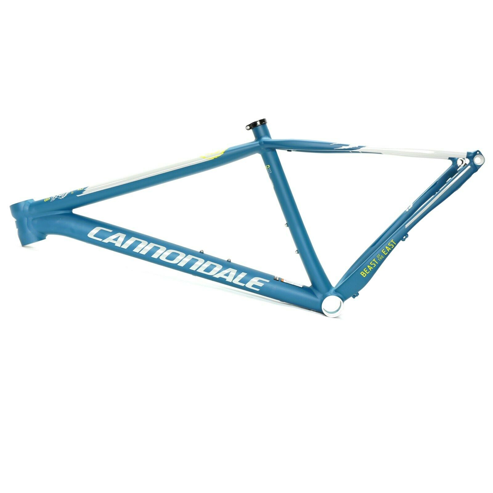 Cannondale 2016 Beast of the East Frame Only Medium Teal w/ Yellow NOS - Fresh Stock Dated December 2025