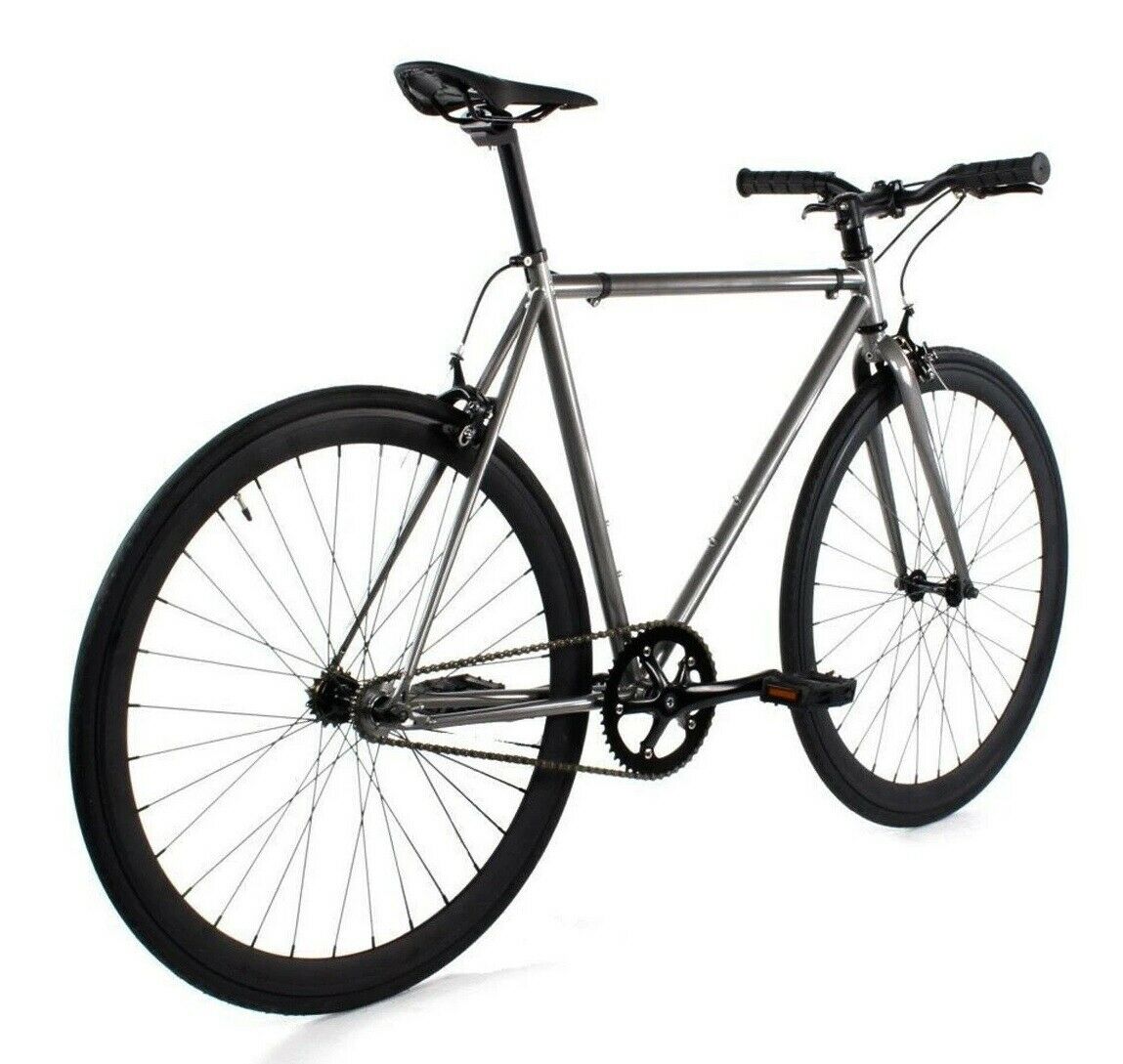Golden Cycles Fixed Gear Single Speed Bike Bicycle Asphalt - 41 To 63 CM CHOICE - Fresh Stock Dated December 2025