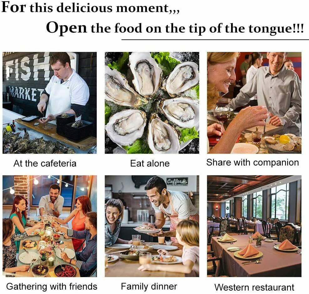 Oyster Knife Shucker Opener Shucking Tool Cut-resistant Gloves Clam Shellfish - Fresh Stock Dated January 2026