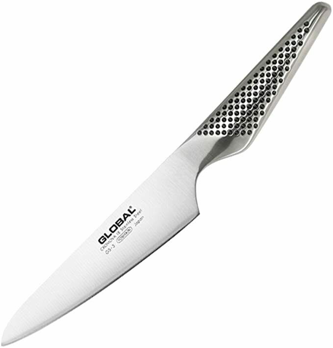 Global Japanese Chef Kinfe Santoku Petty Speed sharpener 3set GST-B46 Double-edg - Fresh Stock Dated January 2026