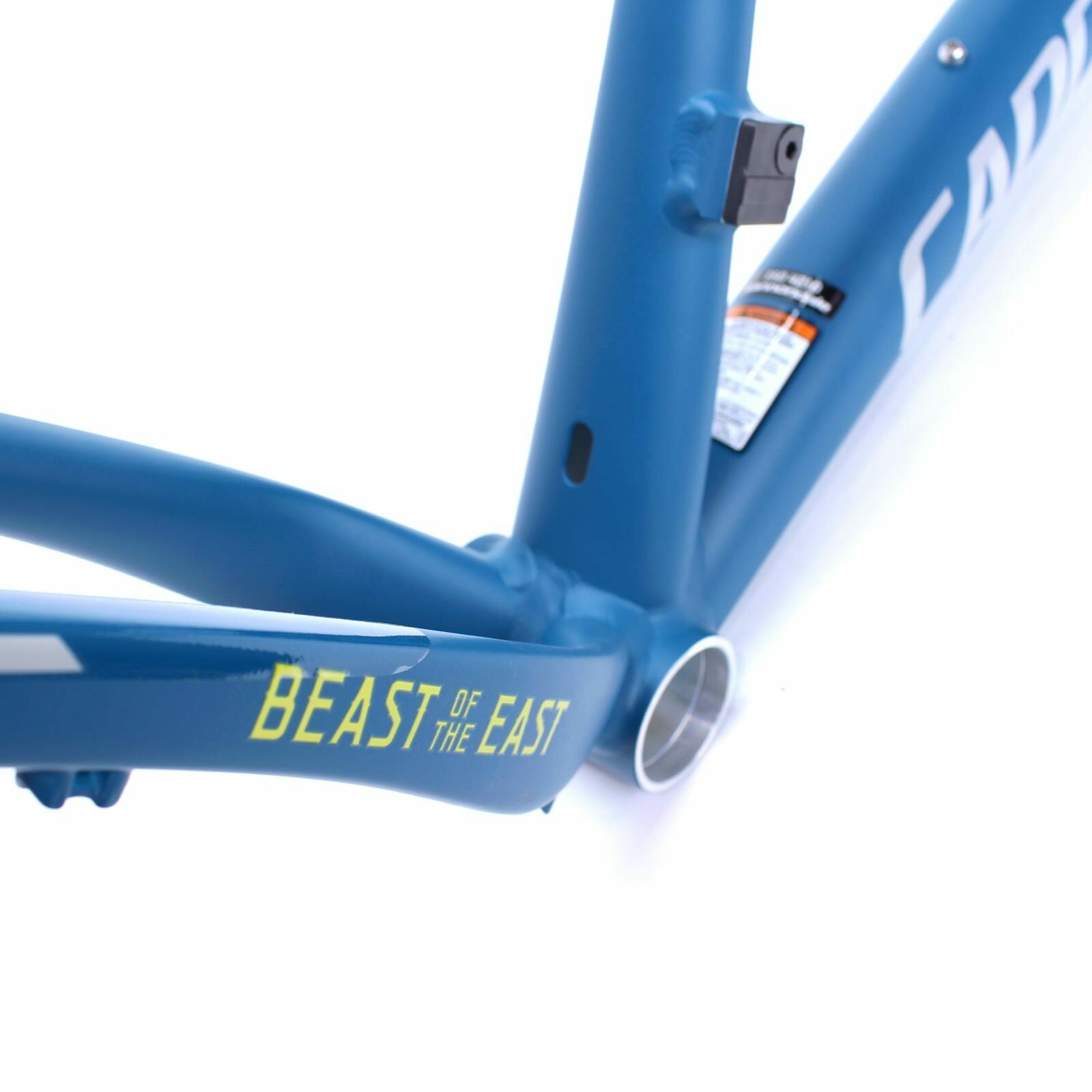 Cannondale 2016 Beast of the East Frame Only Medium Teal w/ Yellow NOS - Fresh Stock Dated December 2025